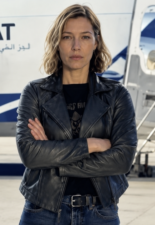 Jessica Biel Matchbox the Movie Aimee Leather Jacket - Image 1